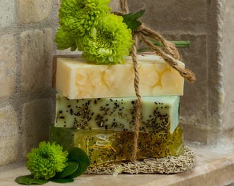 Aira Handmade Organic Soap – Herbal Bar Soap - Certified Organic Ingredients & Therapeutic Grade Essential Oils - No Chemicals