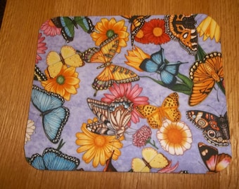 Mouse Pad, Butterfly's, Mouse Pads, Desk Accessory, Office Decor, Handmade, Gift, MousePad, Rectangle, Mouse Mat, Computer Mouse Pad, Mat