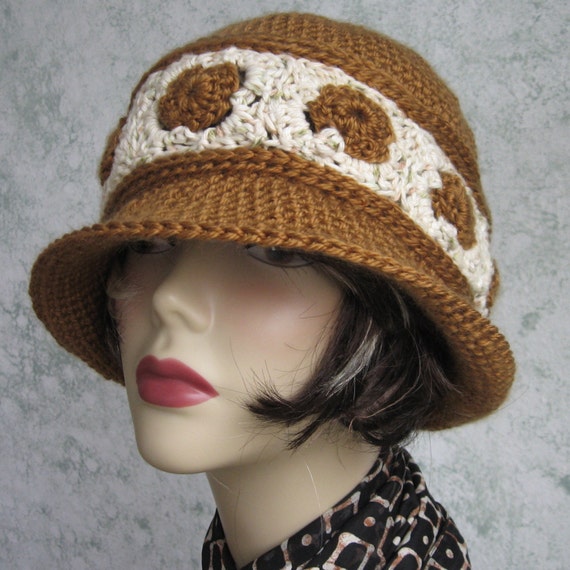 Womens Crochet Hat Pattern Brimmed Summer Hat With Contrasting