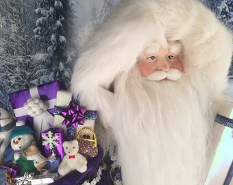 Regal Purple Santa Claus