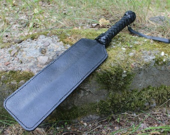 Leather BDSM Spanking Paddle