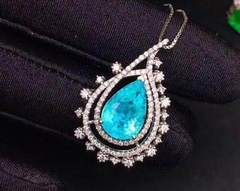Tourmaline Paraiba 1,99 Carats - Verte-jaune - Certifiée IGI - Neuf Avec étiquettes