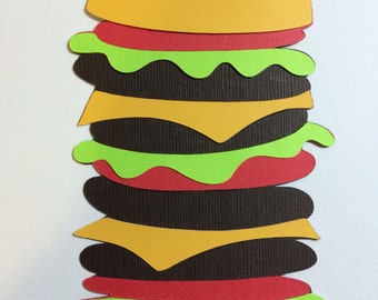 Quad-Decker Hamburger Paper Piecing
