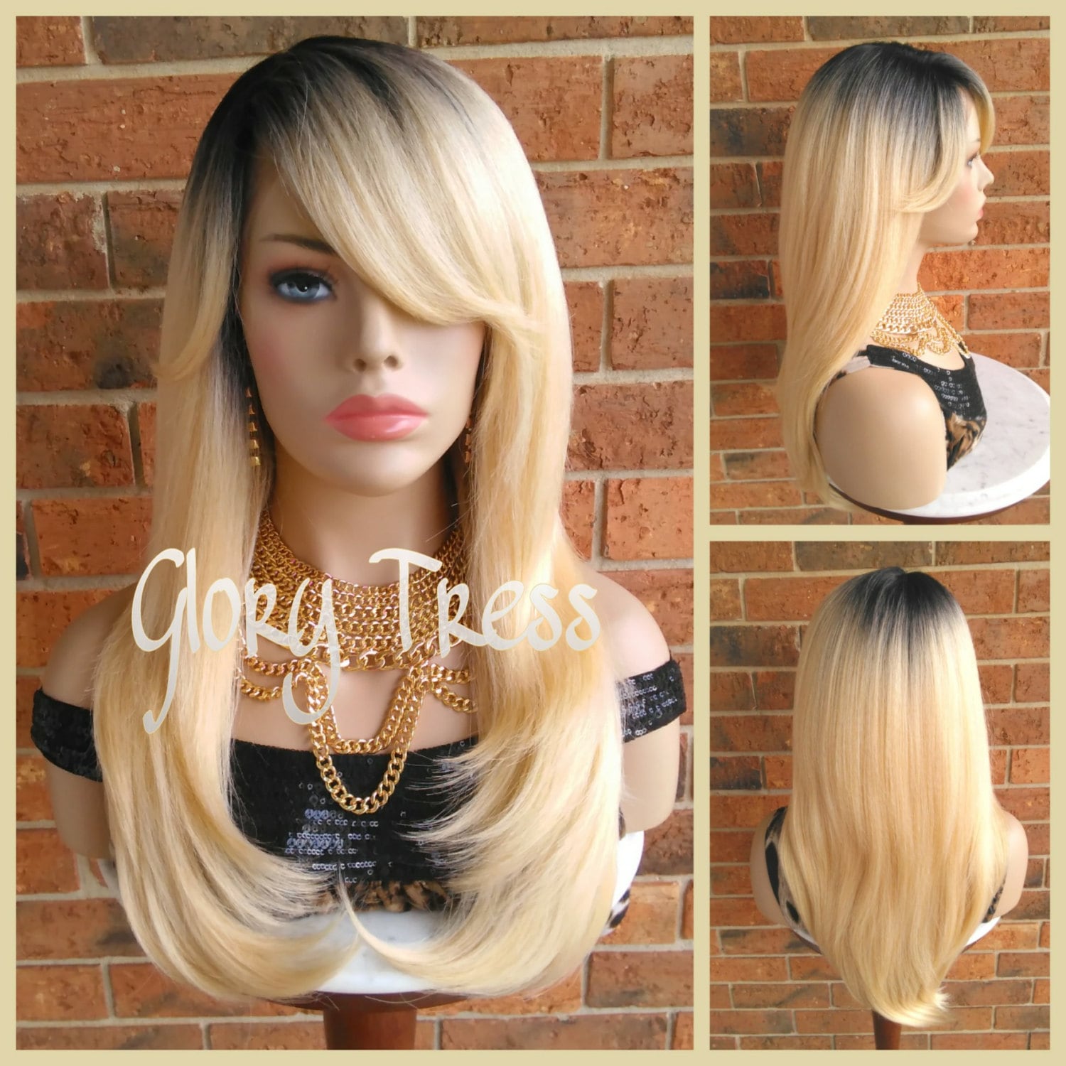 ON SALE Long Straight Lace Front Wig 100 Human Hair