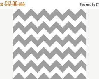 Spring Sale Chevron Grey and White - 10x10 Sweet Bobbins Wet Bag - SEAM SEALED - Snap Strap