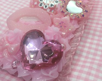 Ready to Ship Hime Gyaru Princess Pink Iphone X Decoden Case