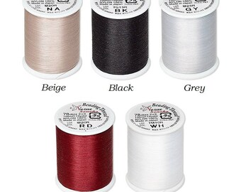 Nozue Sonoko nylon thread, nylon thread Nozue Sonoko 0.29mm 110 yards, Nozue Sonoko nylon beading thread 110 yards spool diameter 0.29mm.