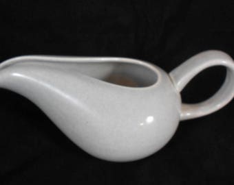 Russel Wright Steubenville American Modern Granite Grey Gray Creamer Pitcher