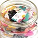 Mini Mason Jar Punches. Paper Jars. Embellishment. Scrapbook Confetti. Planner Accessories. Journal Ephemera. Scrapbook Supply. Junk Journal