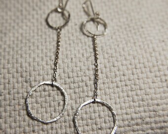 Sterling Silver Rounds Earrings
