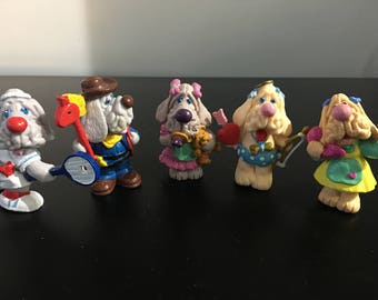 Vintage Pound Puppies Set 1980's