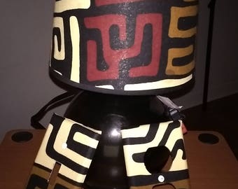 African print lamp sets