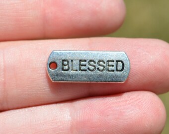 1 Silver BLESSED Charm SC2688