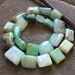 Smooth Peruvian Opal gemstone beads, bead destash, orphan beads, variety, sampler, mixed lot, semi precious, jewelry supply
