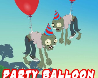 Plants vs Zombies Party Balloon Zombie