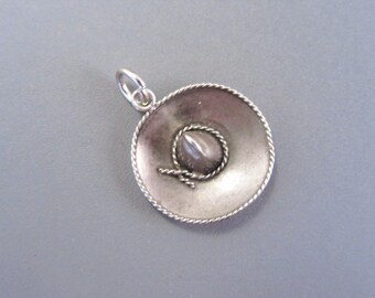 Vintage Sterling Sombrero Hat Charm