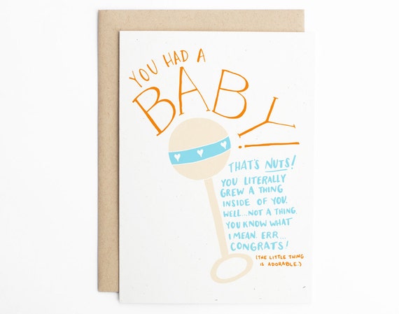 congrats new baby card