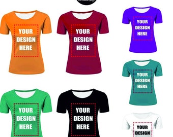 Create Your Own Custom T-Shirt, Personalized Tee with your Customized Logo, Picture or Text