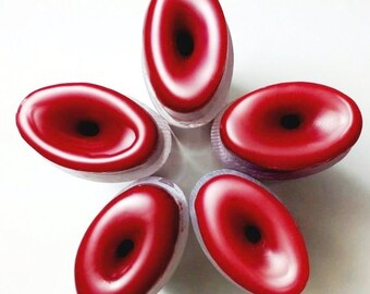 Organic Lip Stain, Pure Red Mineral Lip Tint - Sheer Vegan Lipstick Alternative - NO SHIMMER - Ultra Moisturizing Treatment with Shea Butter