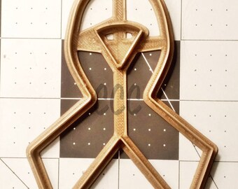 Awareness Ribbon Cookie Cutter / Biscuit Cutter | Custom Cookie Cutter | Fondant Cutter | Gum Paste Cutter | Unique Cookie Cutter CC# 05