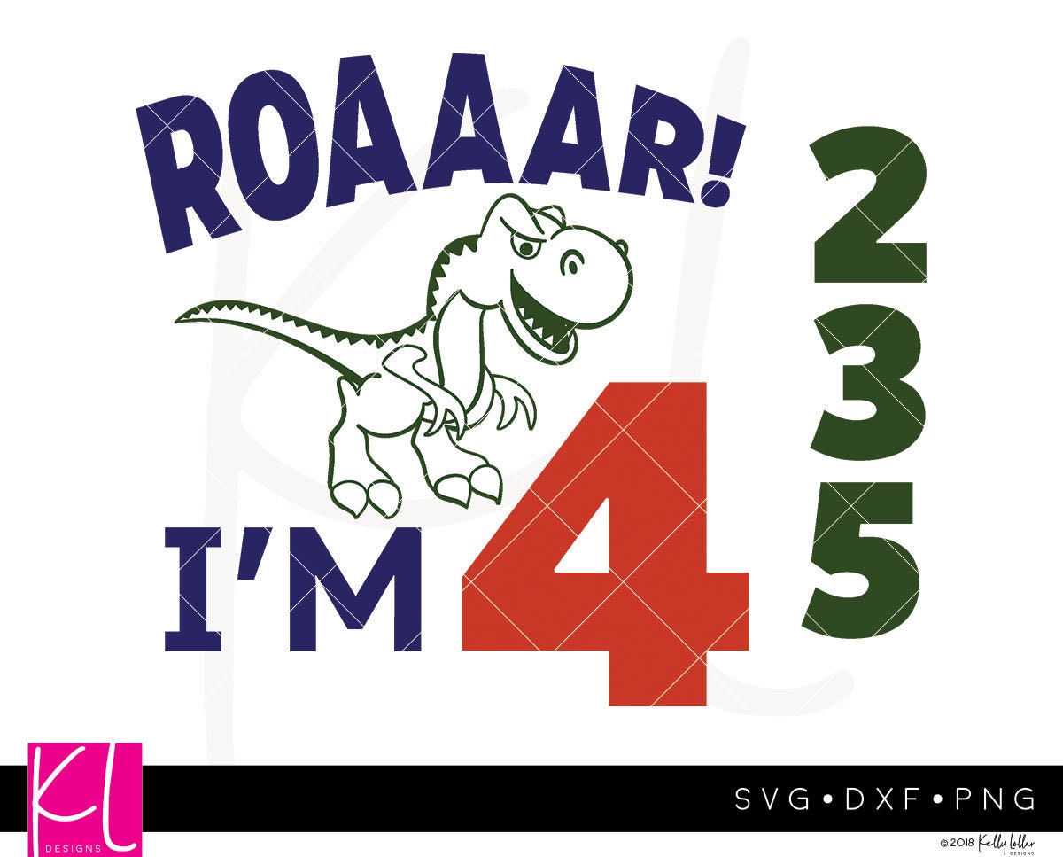 Download Dinosaur Birthday svg Dinosaur svg Birthday svg T-Rex
