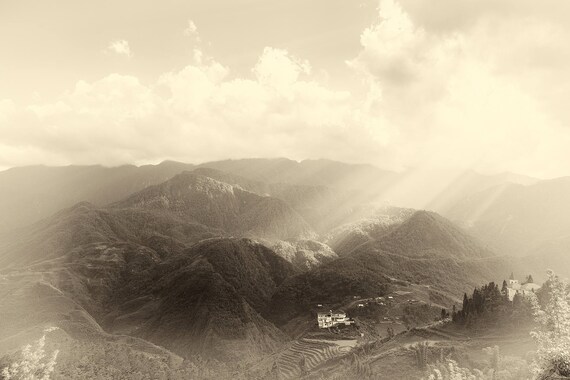 VIETNAM STORIES 9. Vietnam, Landscape Print, Sapa Mountains, Limited Edition Print, Photographic Print, Travel Photography