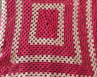 Shades of Pink Afghan