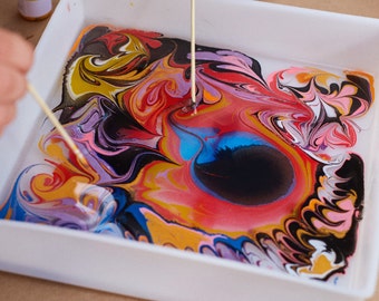 Marky Paper Marbling Kit - 2 PACK, Enough to do each project TWICE!