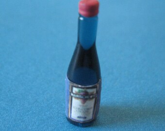 Miniature Passover Pesach Shabbat Manischewitz Wine Bottle