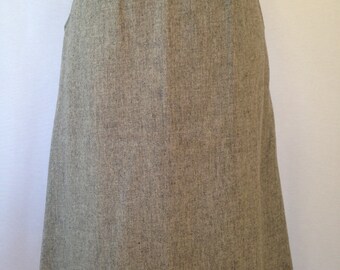 1970s grey wool skirt