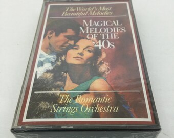 The Romantic Strings Orchestra Magical Melodies of The 40s Vintage Music Audio Cassette Tape 1995 Readers Digest KRS-023/A1 Sealed UnOpened