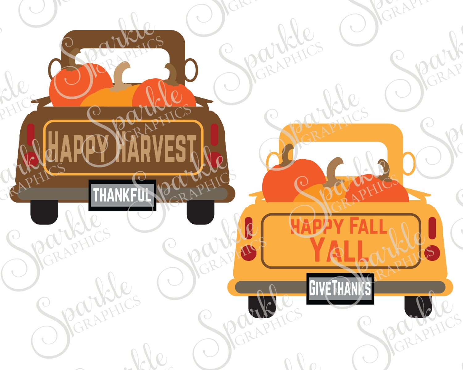 Download Antique Truck Cut File Fall SVG October SVG Pumpkin Vintage