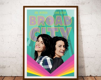 Broad City illustration Poster