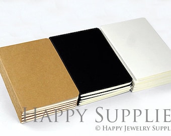 Kraft Notebook - 5 A6 (64k /10x14mm) Blank Kraft Notebook (NO LOGO or Marks on Cover) / School Supply / Bulk Journal Sketchbook