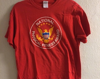 Vintage National Physical Fitness Award T-Shirt