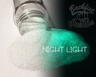 NIGHT LIGHT || Opaque Chunky Phosphorescent Glitter, Glow in the Dark