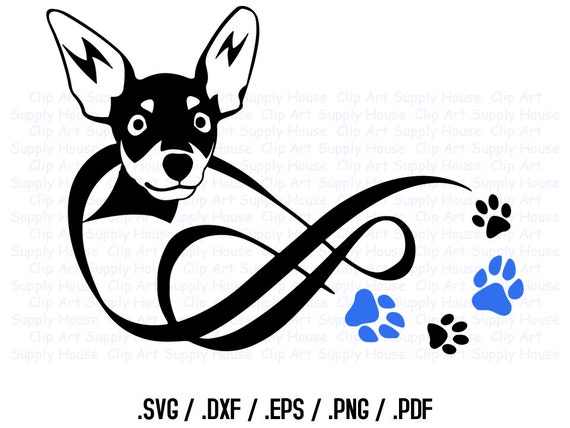 Download Chihuahua SVG Dog Love Infinity Puppy Clipart Veterinary