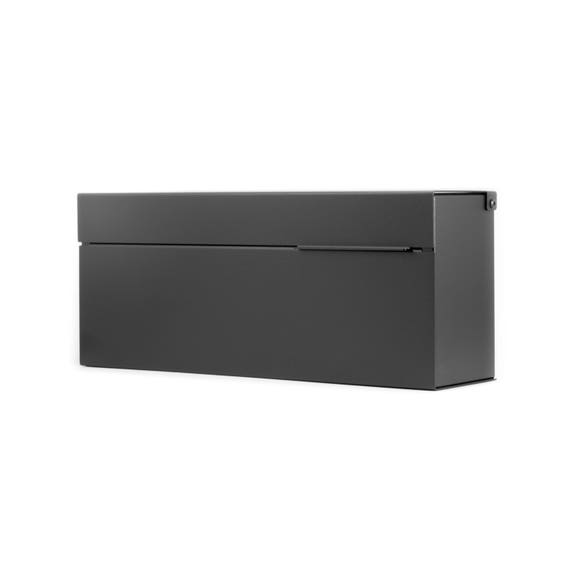 Black Wide 17 Modern and contemporary mailbox Modern