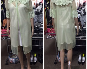 Sheer Green Lingerie circa.1950's