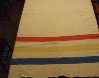 Vintage Wool "Hudson style" Blanket