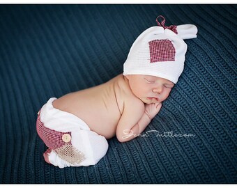 Newborn photo prop, Baby boy photo prop, photo prop, newborn boy pant set, newborn hat, newborn prop, Baby boy pants, newborn pant set, prop