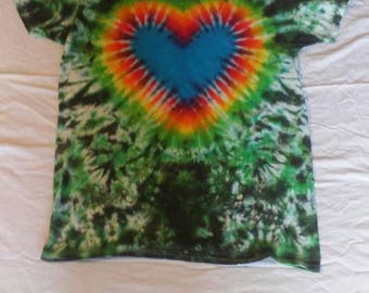 Heart tie dye tshirt