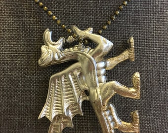 Repurposed Dragon Toy Necklace