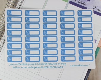 Small Guitar Lesson Reminder Stickers