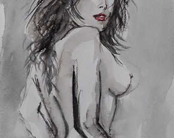 black-and-white-drawings-sexy-women