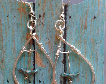 Bird on a wire earrings