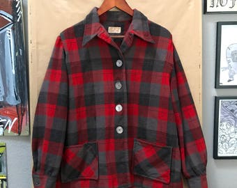 Vintage 50’s Pendleton 49er Jacket Made in USA 1950’s Pendleton Woolen Mills