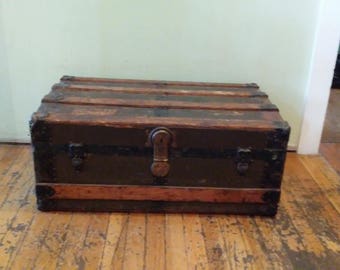 Antique trunk, Old Wornout Trunk, Decor Or Project Piece!