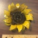 Rustic metal sunflower - approx 5"
