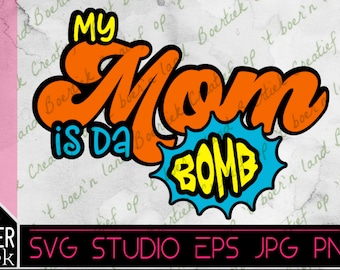 Mothers Day Mom You Da Bomb Printable Instant Download